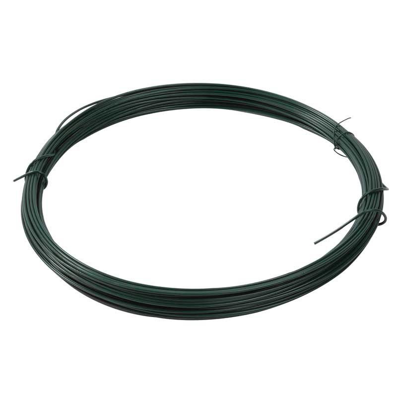 Fil De Fer Plastifié WERKA PRO 2,3 Mm 100 M - Bobine Pour Jardin Et Bricolage