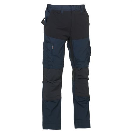 Pantalon Hector bleu marine/noir stretch