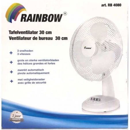 Ventilator tafel Ø 30 cm RAINBOW