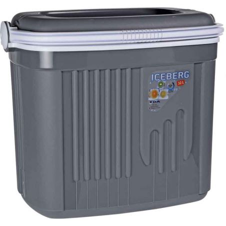 Koelbox 32 liter Iceberg grijs