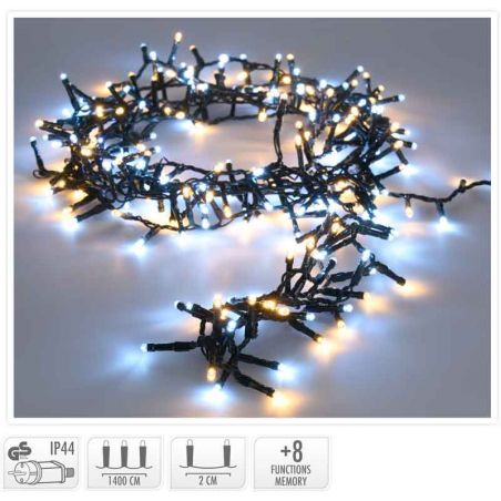 KERSTVERLICHTING MICROCLUSTER 700 LED WARM/COOL WIT