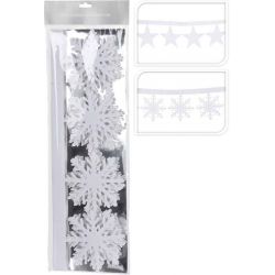 Dimensional Snowflake Stickers