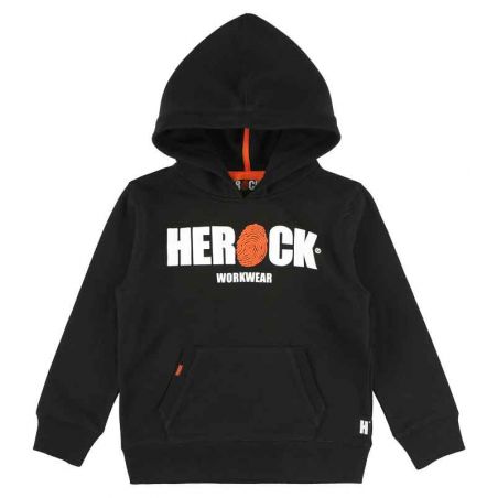 Sweater avec capuche KIDS HERO noir HEROCK